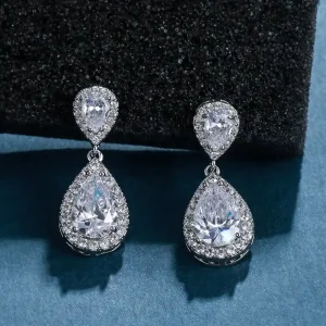 Boucle d'oreille Cubic Zirconia Sparkling