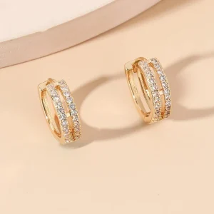 Petite Boucle d'oreille en cubic Zirconia kid