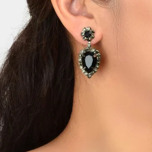 Boucle d'oreille Classy Black