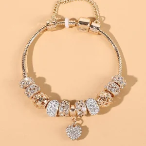 Bracelet Heart Charm