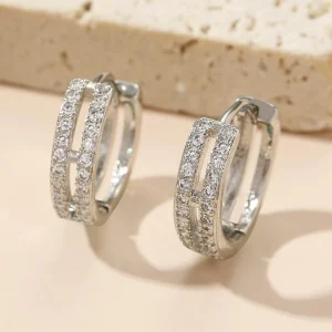 Petite Boucle d'oreille en cubic Zirconia  Kid