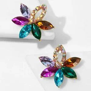 Boucle d'oreille en couleur