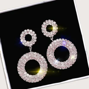 Boucle d'oreille Double Round