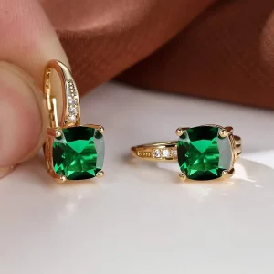 Mini Boucle d'oreille Green