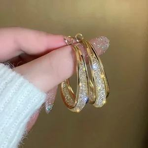 Boucle d'oreille shining Hoop
