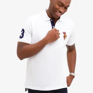 T-shirt Polo Big Logo Blanc